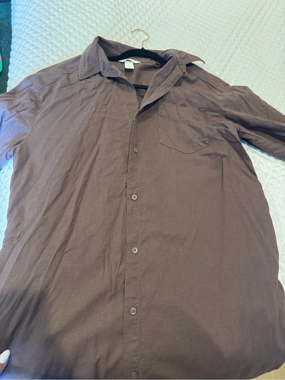HM linen blend dress size S - Picture 7 of 8